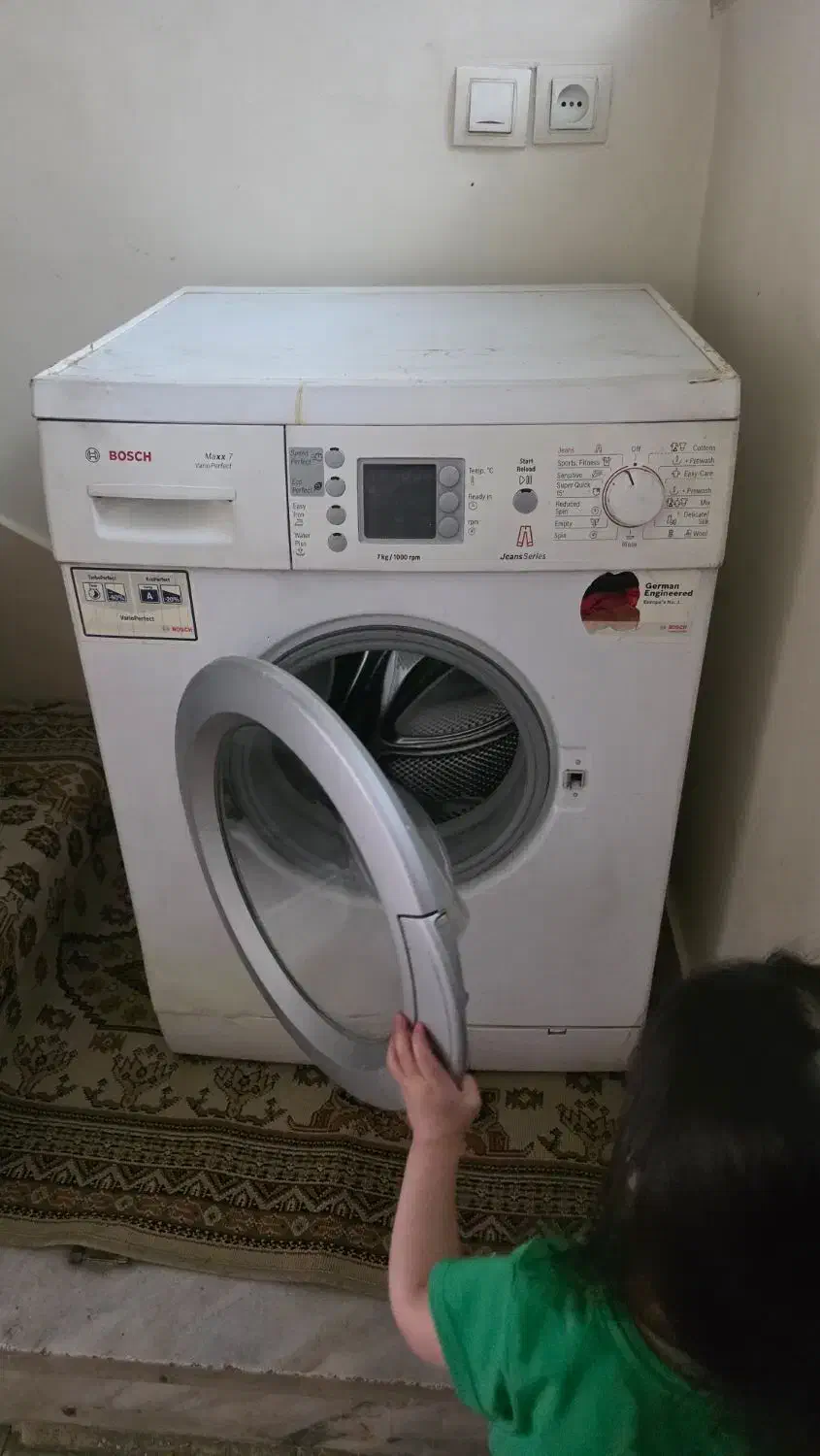 لباشویی ۷ کیلیویی بوش|ماشین لباسشویی و خشککن لباس|ری, سیزده آبان|دیوار