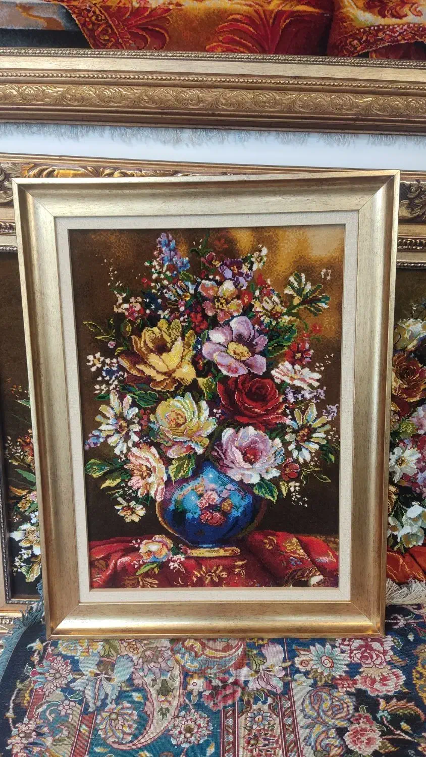 تابلو فرش های.گل و گلدان. کوچک کادویی|تابلو فرش|تهران, پونک|دیوار