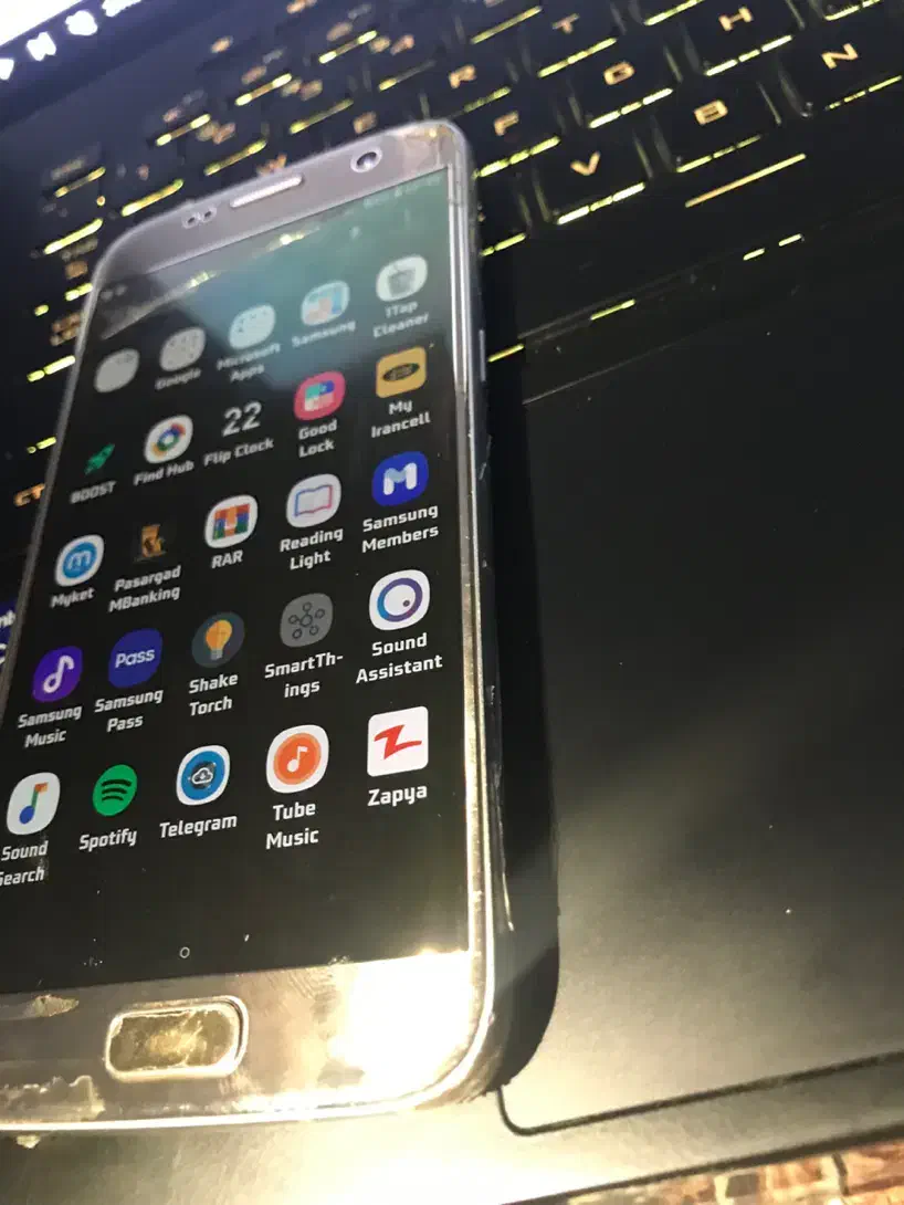 Galaxy S7 Flat 32GB dull Sim|موبایل|کرج, شیخ آباد|دیوار