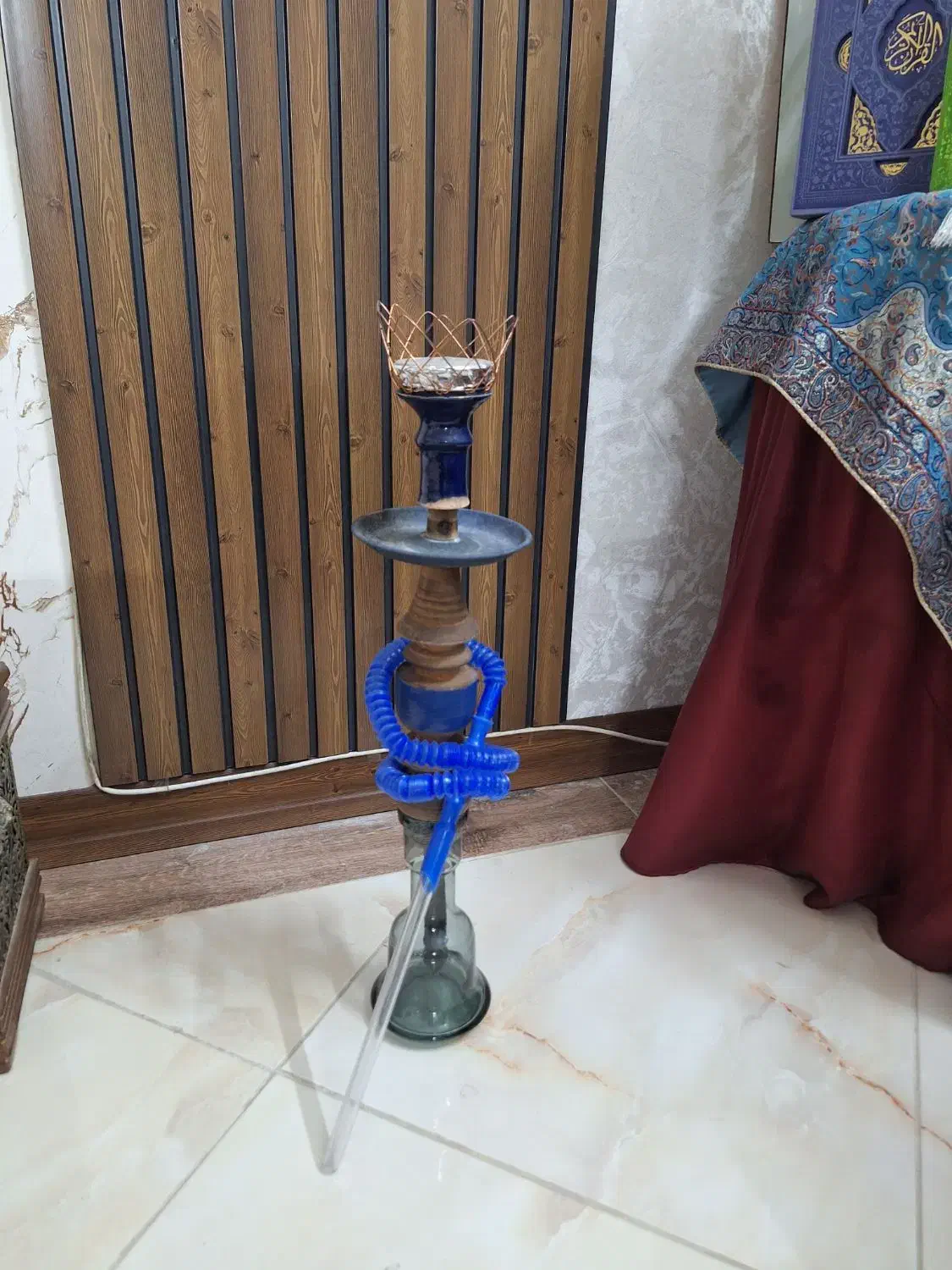 قلیان تنه گردو اصل|کلکسیون و سرگرمی|یزد, |دیوار
