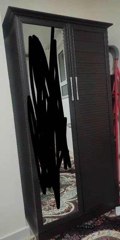 کمد لباس|جاکفشی، کمد، دراور|خسروشاه, |دیوار