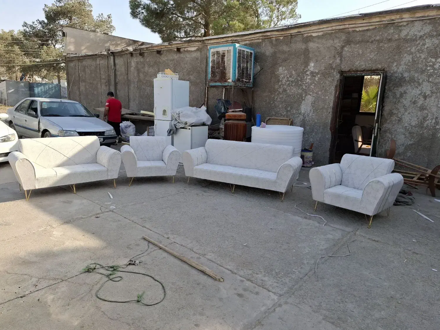 مبل راحتی آمیتیس کد۴۰|مبلمان خانگی و میز عسلی|پرند, فاز ۴|دیوار