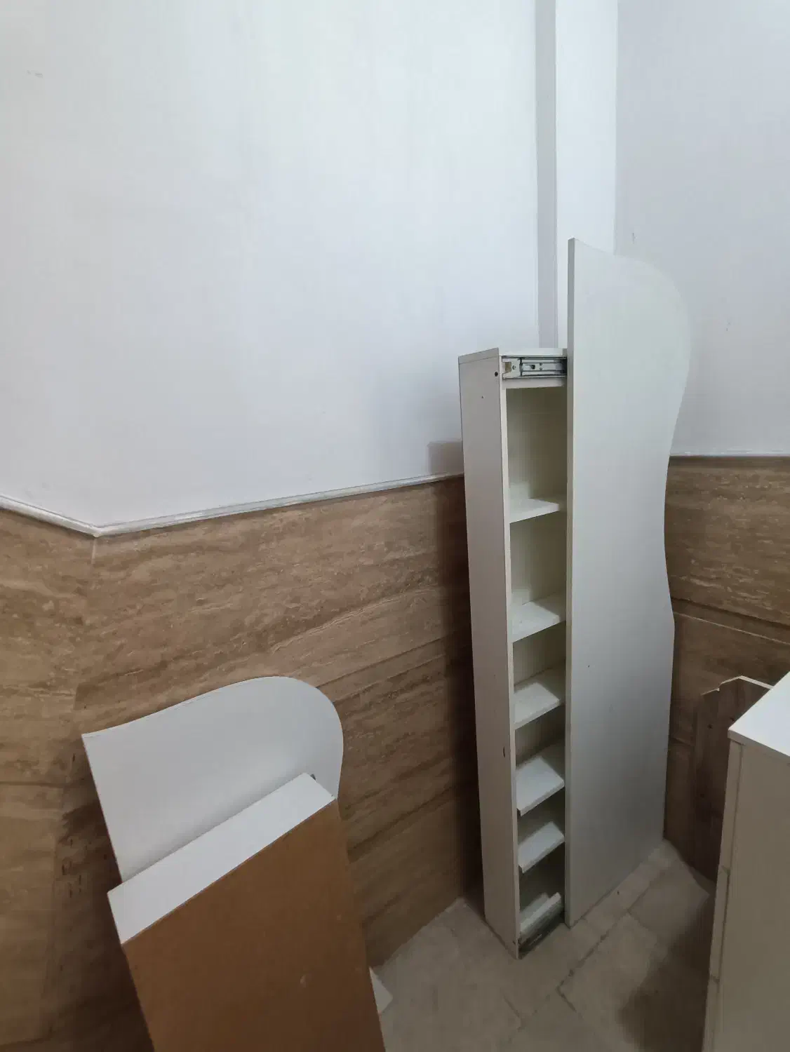 کشو ام دی اف|کتابخانه، شلف، قفسههای دیواری|قم, علی آباد سعدگان|دیوار