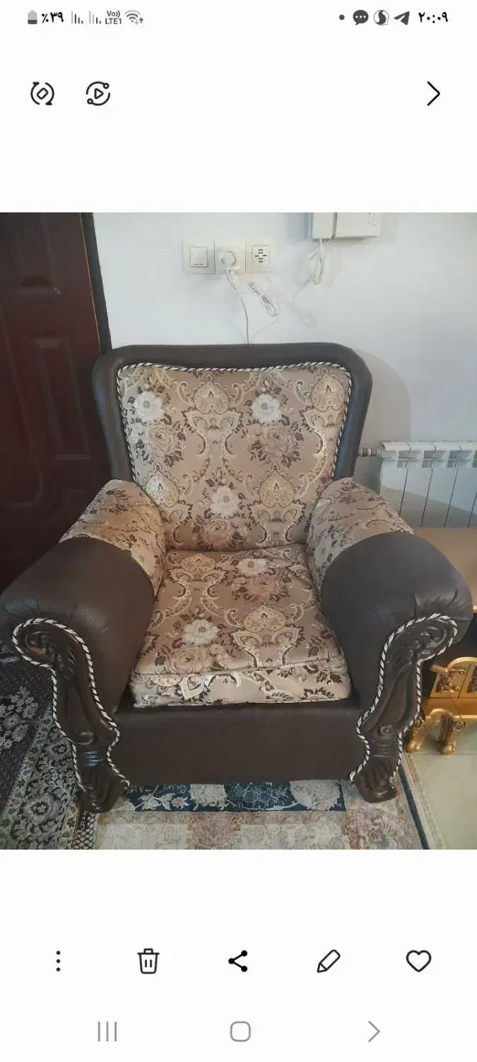 مبل هفت نفره|مبلمان خانگی و میز عسلی|تالش, هشتپر|دیوار