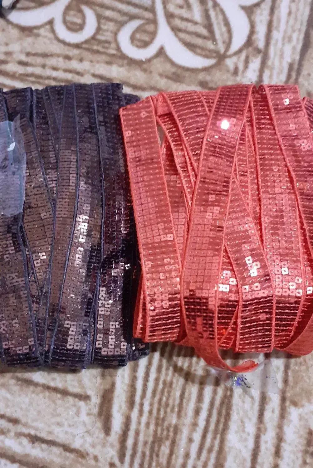 مغزی چرم و نوار پولکی|لوازم خیاطی و بافتنی|تربتحیدریه, باغ ملی|دیوار