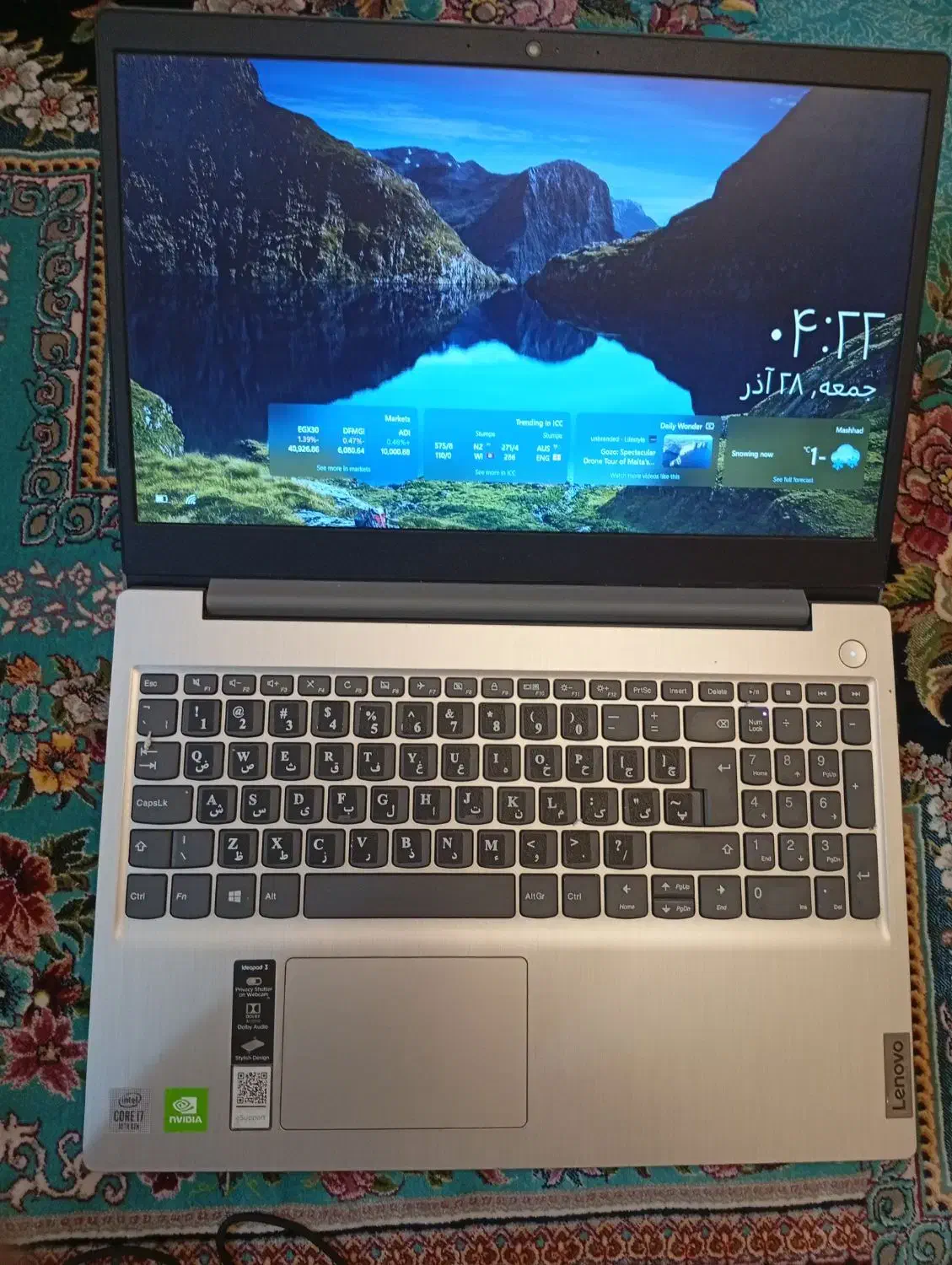 لپ تاپ لنوو مدل Idea pad3|رایانه همراه|مشهد, عامل|دیوار