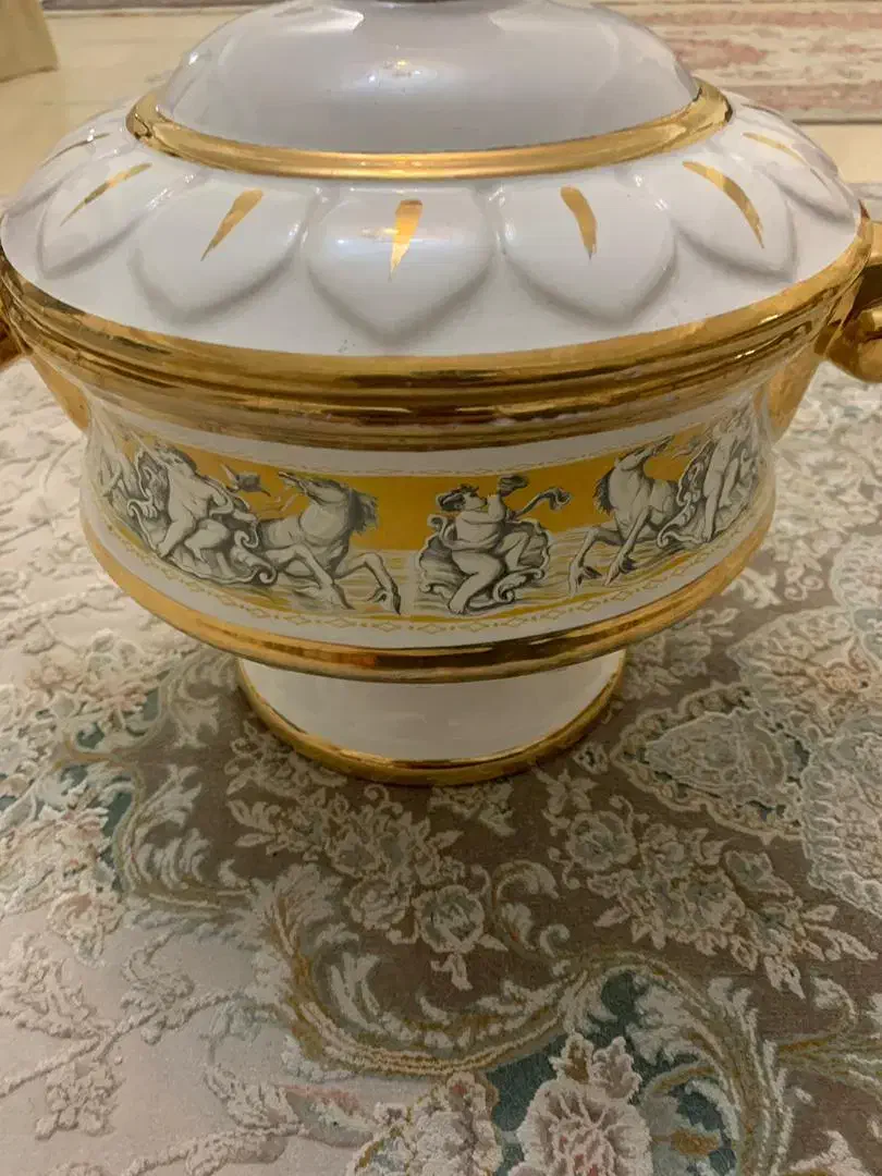 سوپخوری سرامیک عتیقه|صنایع دستی و سایر لوازم تزئینی|تهران, اختیاریه|دیوار