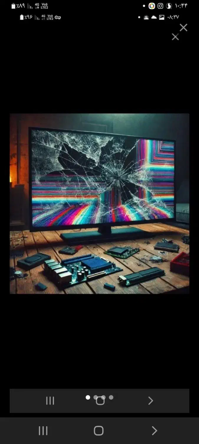 خرید و فروش تلویزیون( شکسته سالم خراب) درب منزل|تلویزیون و پروژکتور|شیراز, دارالرحمه|دیوار