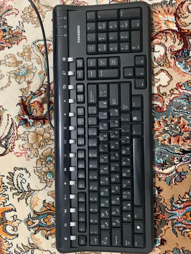 کیبورد Farassoo|قطعات و لوازم جانبی رایانه|قم, مسجد امام حسن|دیوار