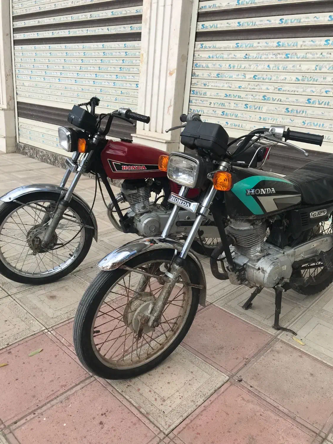 موتور هندا 125 مزایده|موتورسیکلت|کیاشهر, |دیوار