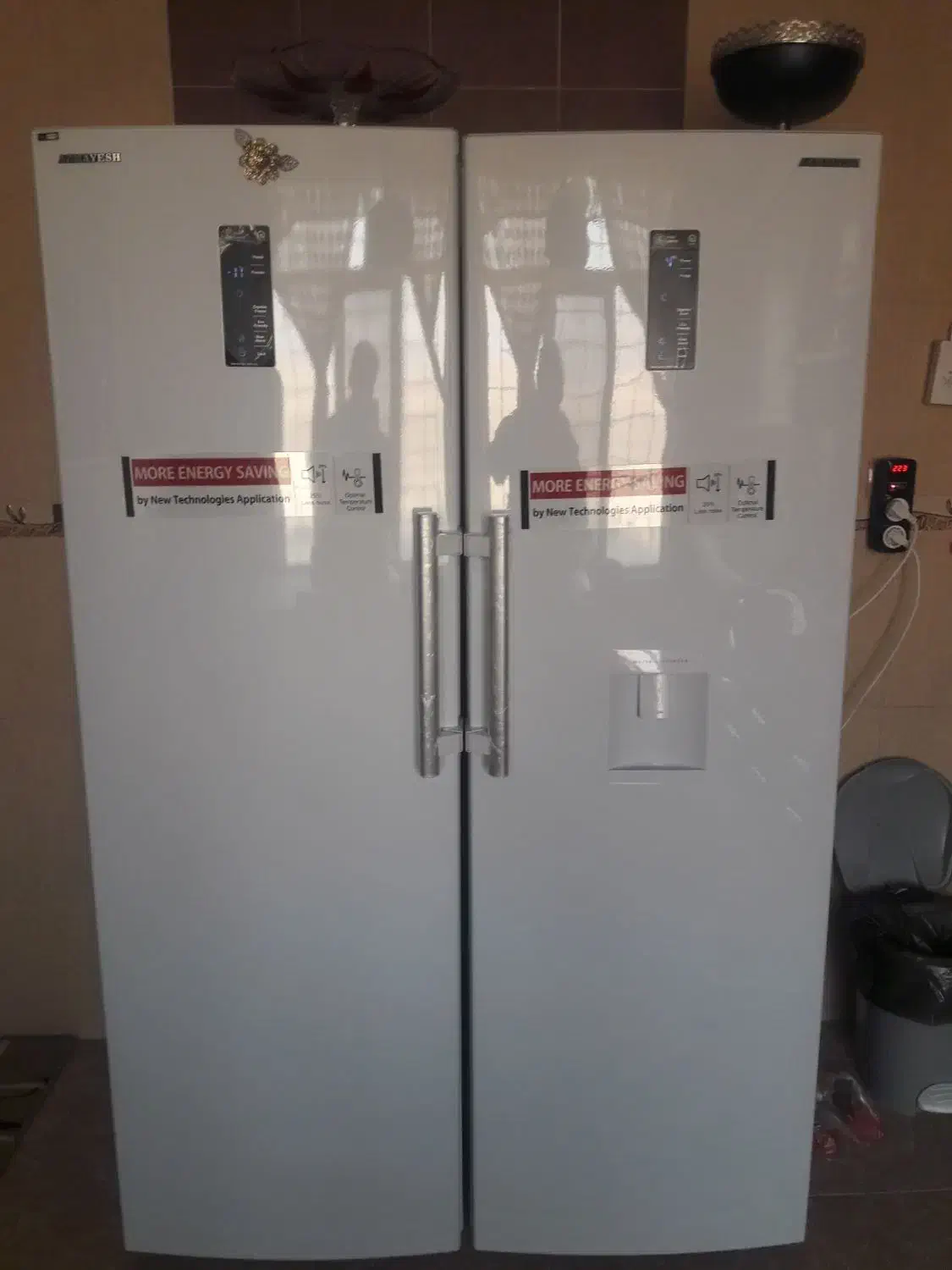 فروش فوری یخچال دوقلو ازمایش|یخچال و فریزر|گیلان غرب, |دیوار