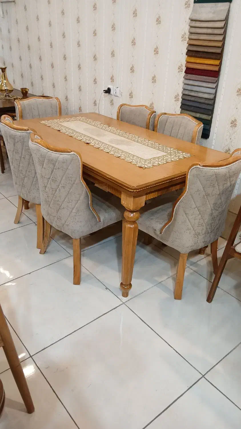 میزنهارخوری میز نهارخوری صندلی میز زیباچوب۹۰۷۵۱|میز و صندلی غذاخوری|تبریز, |دیوار