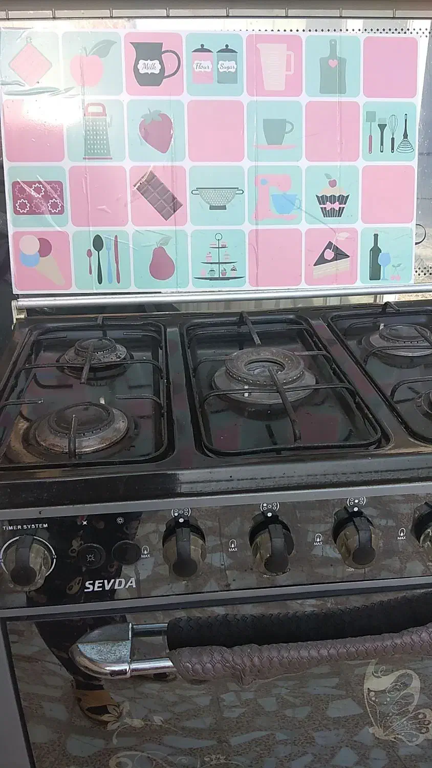 گاز 5شعله|اجاق گاز و لوازم برقی پختوپز|اصفهان, بابوکان|دیوار