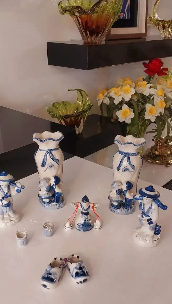 مجسمه شیک چینی قلم آبی|مجسمه، تندیس، ماکت|مشهد, شهید مطهری|دیوار