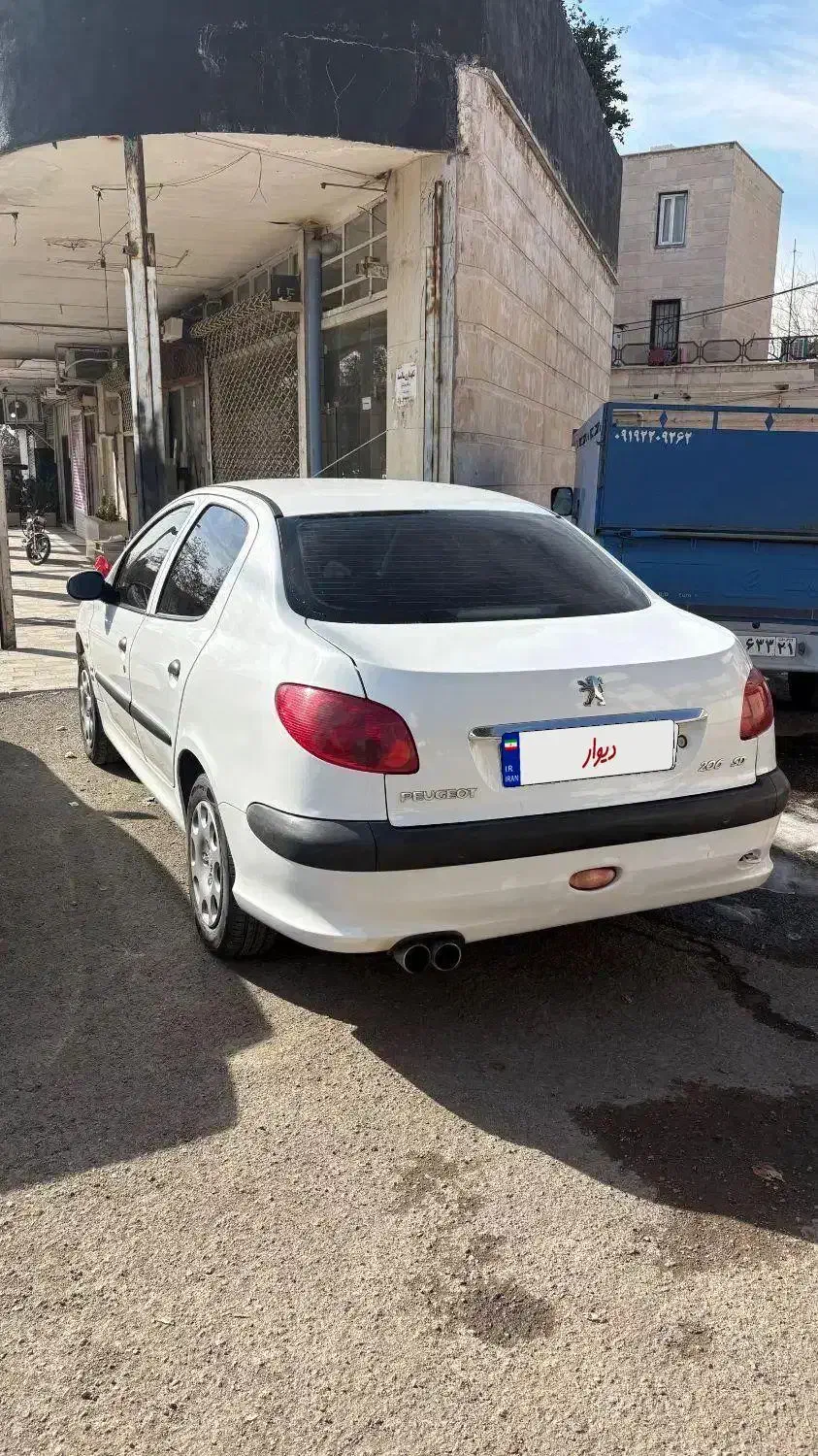 206 SD tu5 مدل۹۶|خودرو سواری و وانت|قزوین, |دیوار