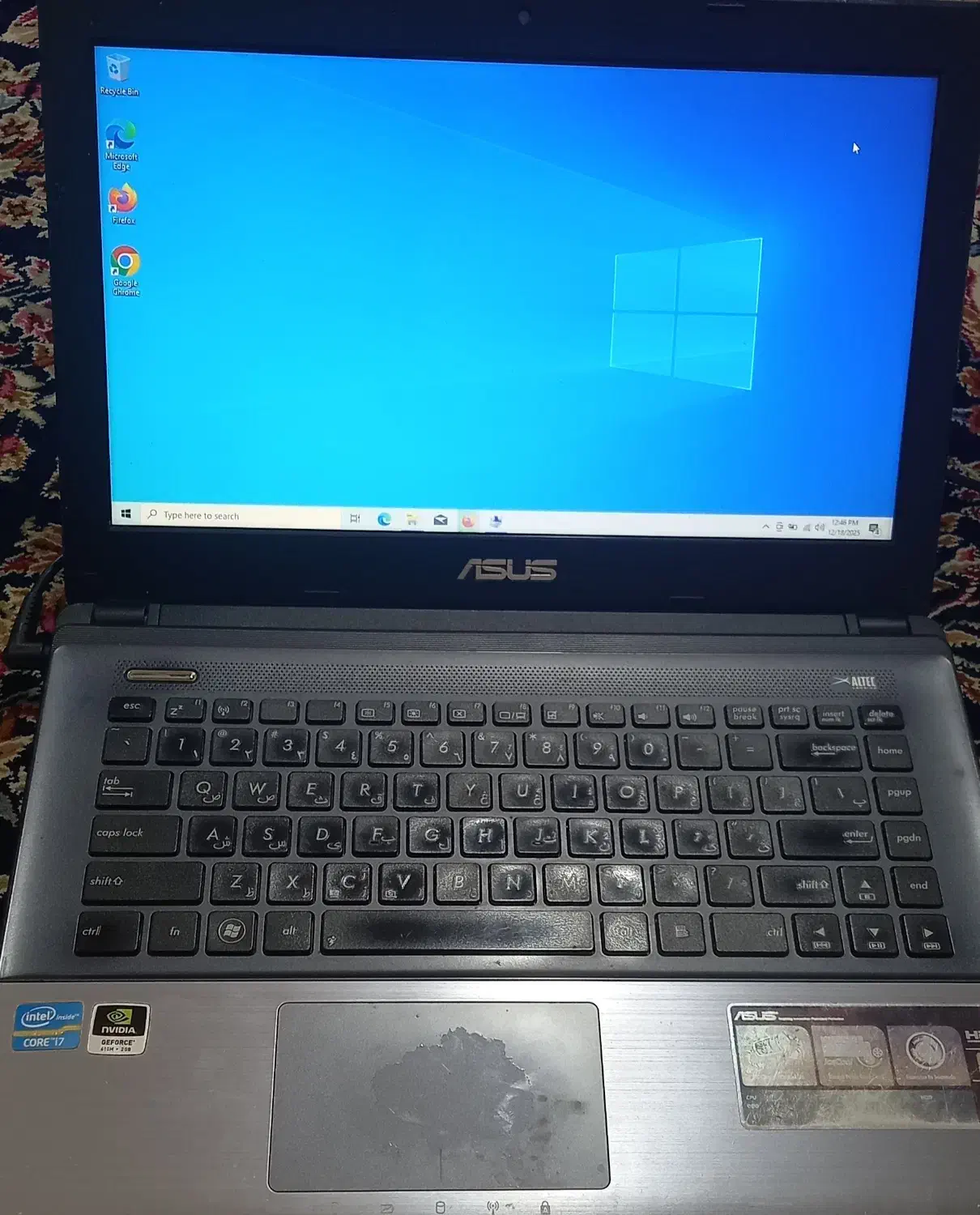 Asus k45vd i7 ram 8 ssd 240 ۲ گیگ گرافیک|رایانه همراه|رشت, کوی فکوری|دیوار