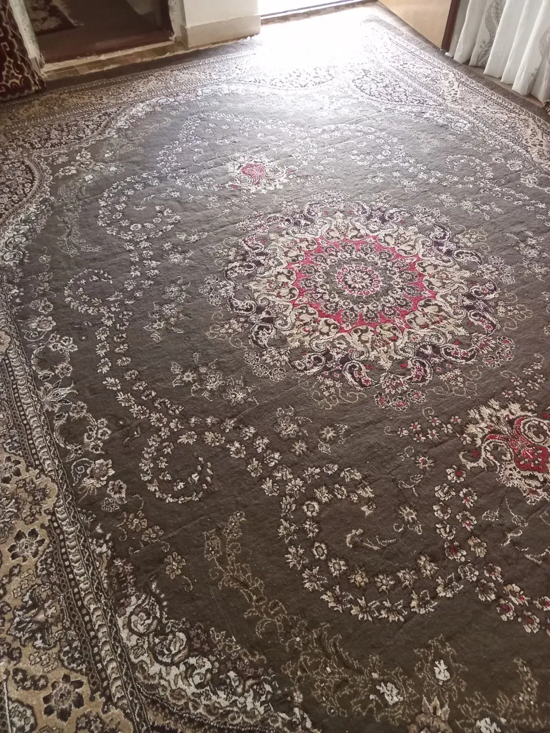 فرش دست دو|فرش|آستانه اشرفیه, |دیوار