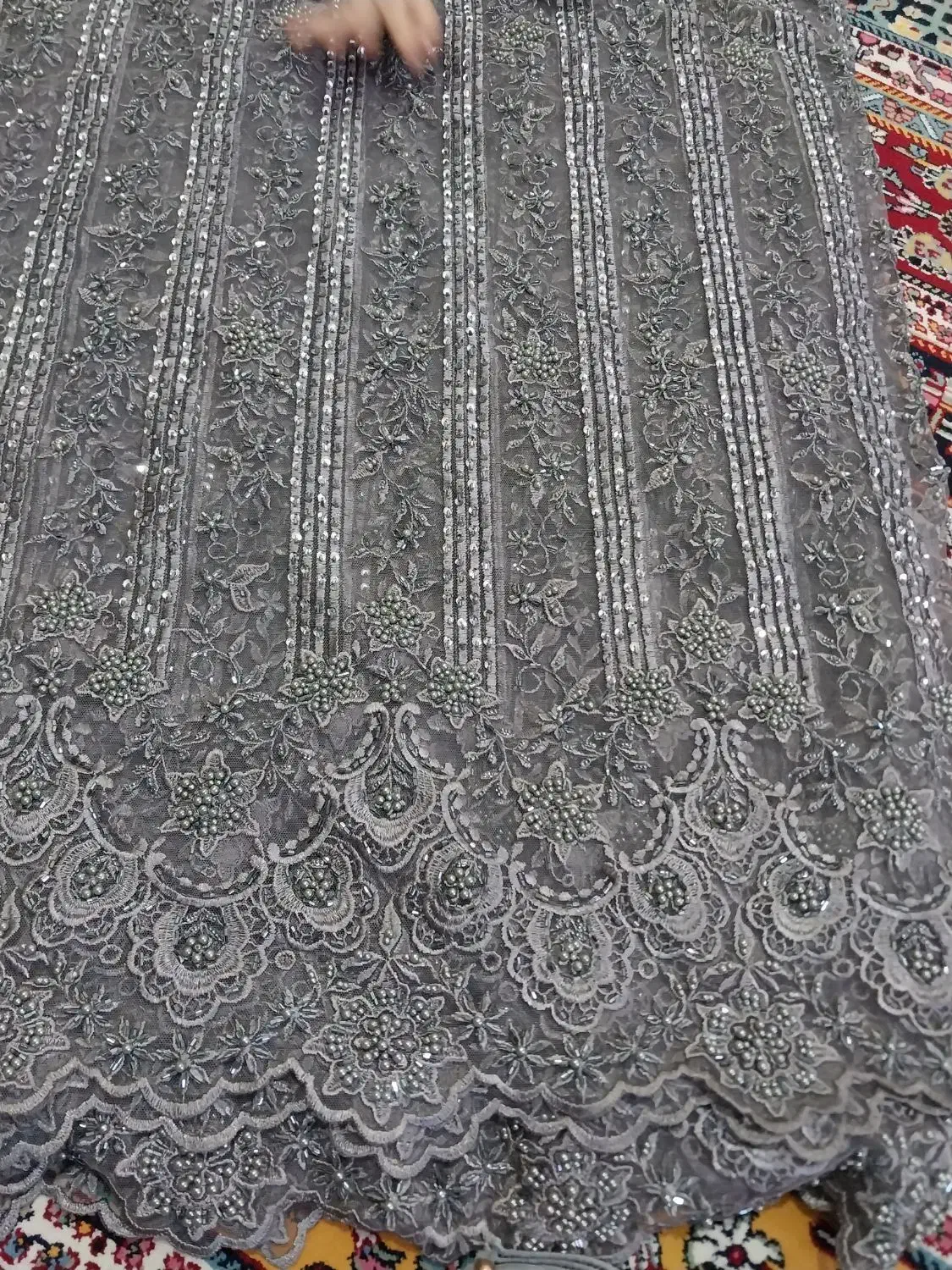 ۷مترپارچه رنگ طوسی|لباس|شیراز, شهرک سراج|دیوار