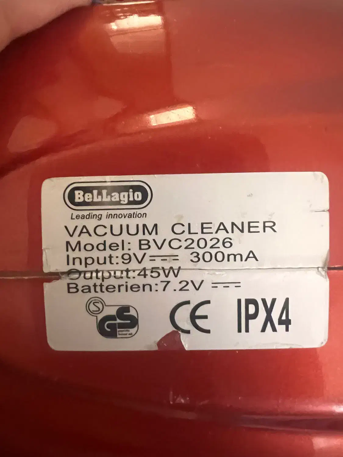 جارو شارژیbellagio اصل|جاروبرقی، جارو شارژی، بخارشو|اراک, |دیوار