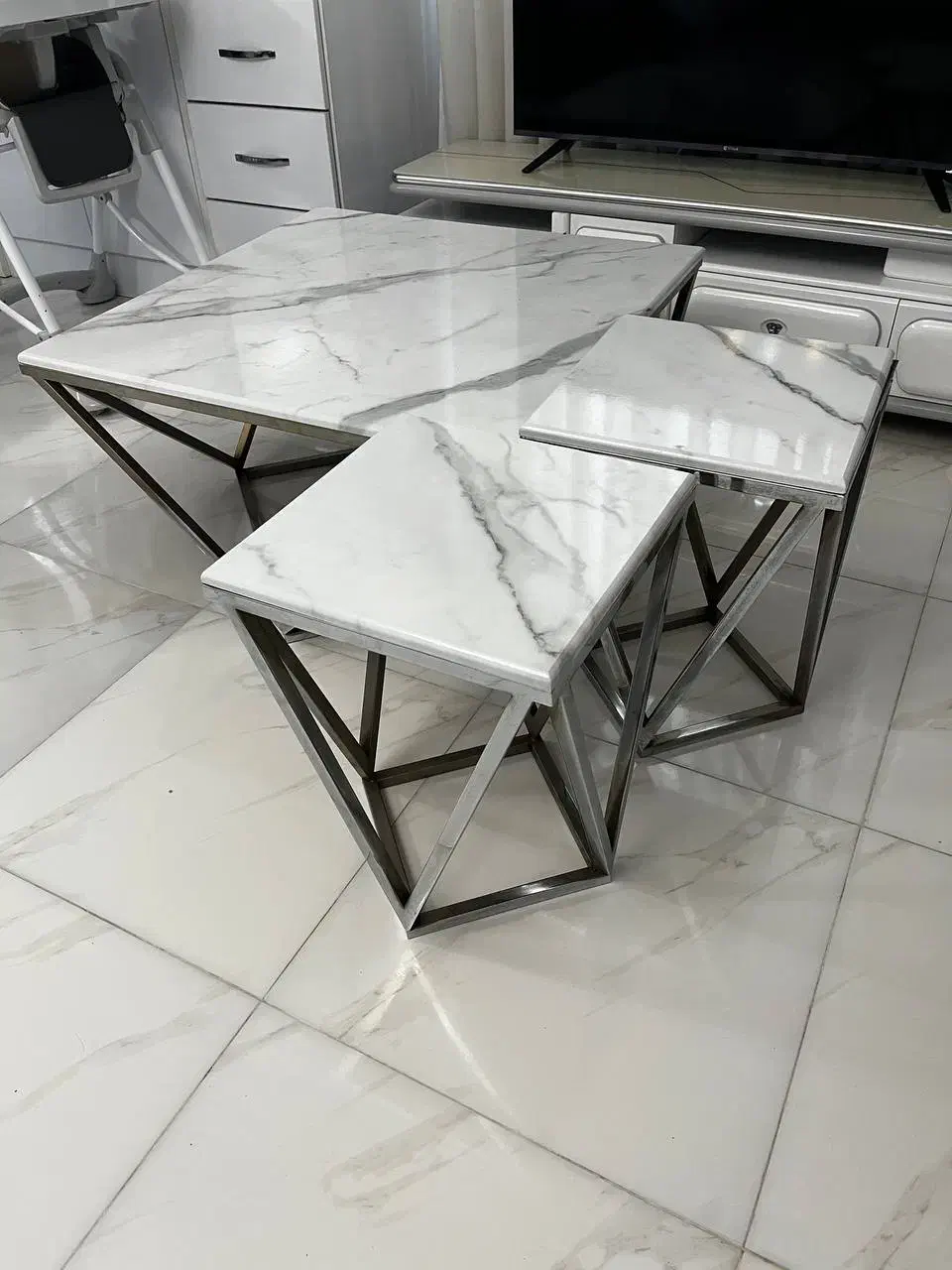 جلومبلی مدرن استیل|مبلمان خانگی و میز عسلی|رشت, دیلمان|دیوار