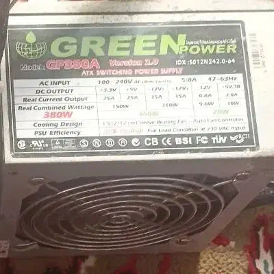 پاور 330 و 380 گرین و 480 وات|قطعات و لوازم جانبی رایانه|پاکدشت, پاکدشت (مامازند)|دیوار