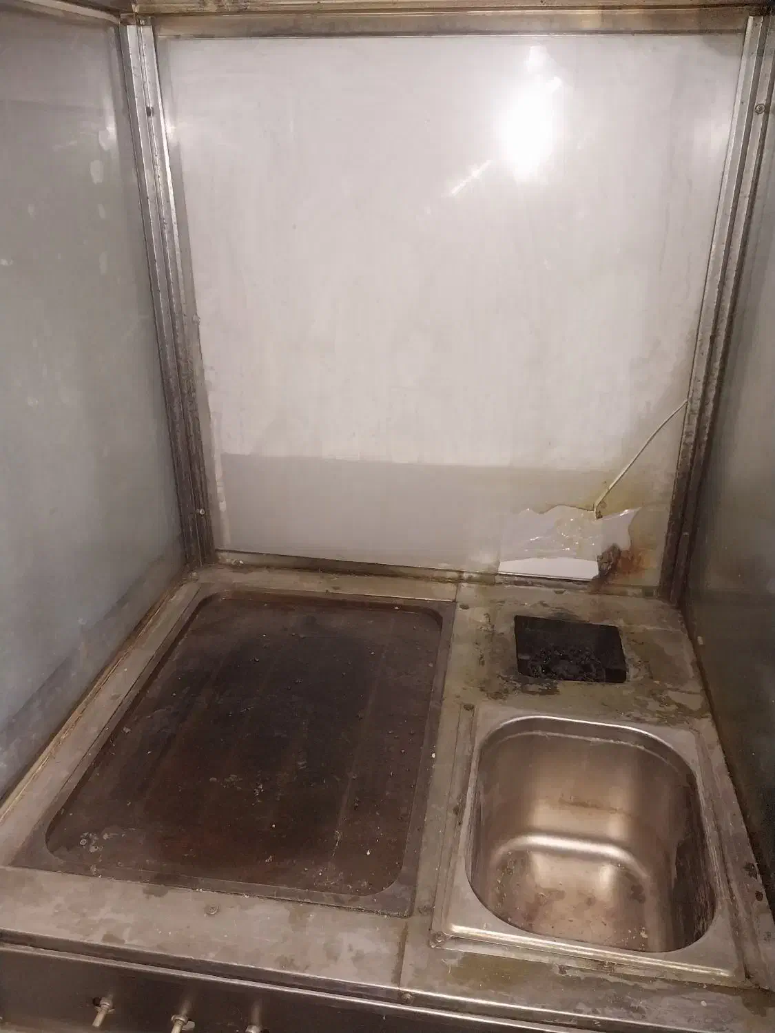 فر فلافل سه کاره مسقف هود دار دور شیشه|کافیشاپ و رستوران|قم, حاج زینل|دیوار