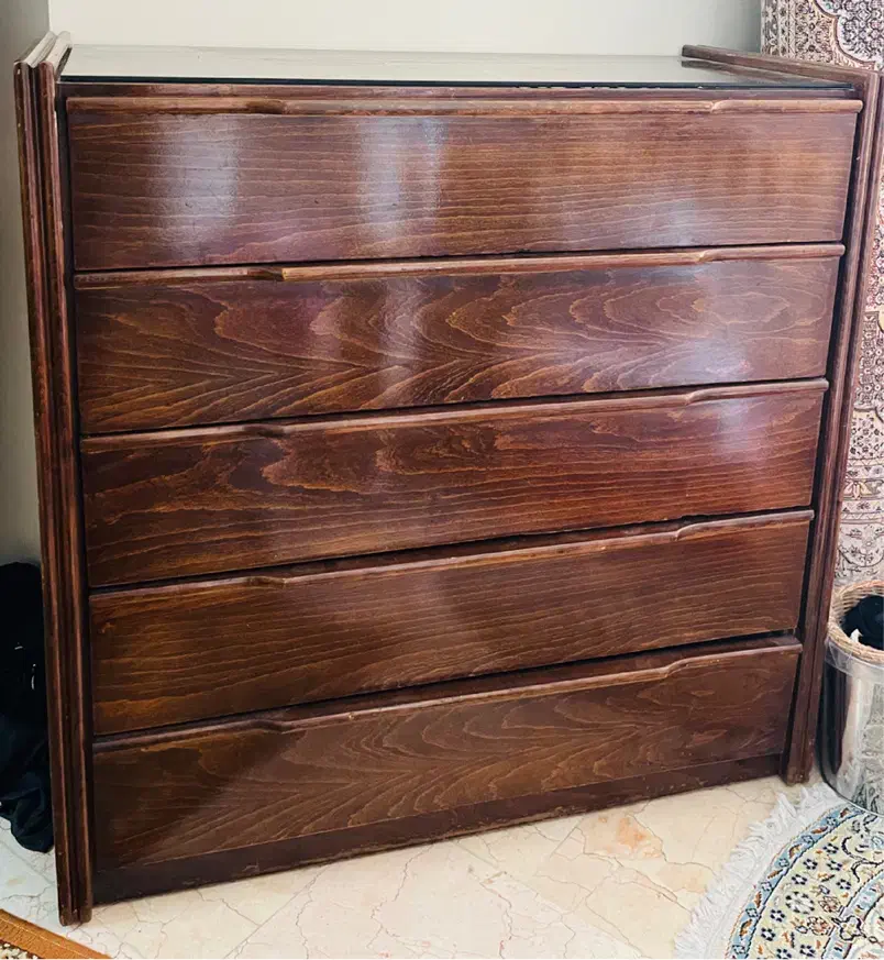 دراور تمام چوب گلدان چینی طلا کوب تنگ نیزه ایی|جاکفشی، کمد، دراور|تهران, جنت‌آباد جنوبی|دیوار