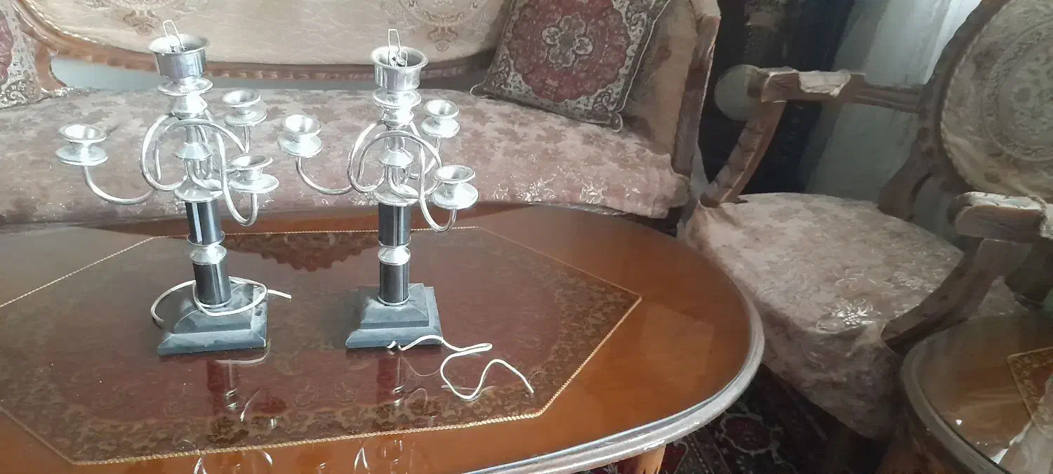 چراغ شمعدانی|لوستر و چراغ آویز|تبریز, |دیوار