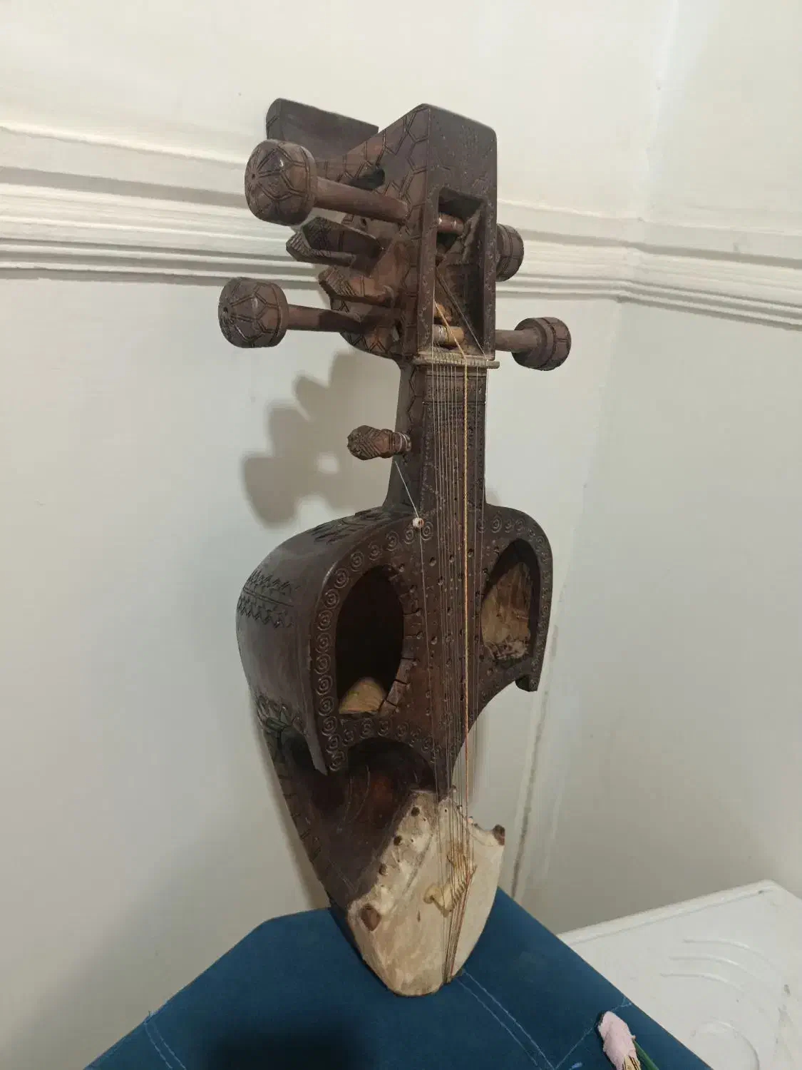 چنگ بلوچی|سازهای سنتی|بندرعباس, |دیوار