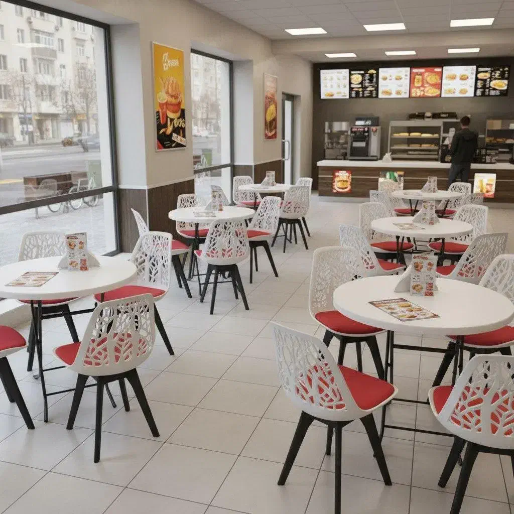 صندلی فایبر پلاستیکی شاخ و برگی نشکن kob 650|میز و صندلی غذاخوری|بندر ماهشهر, |دیوار