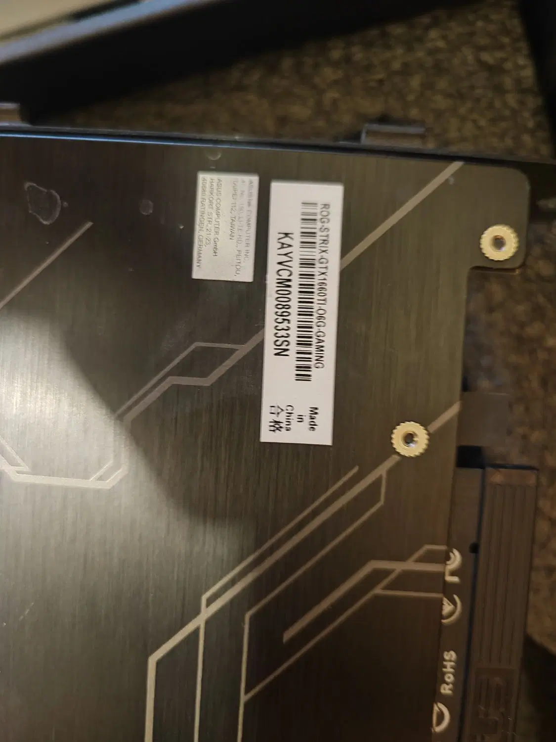 Rog strix 1660|قطعات و لوازم جانبی رایانه|تهران, تسلیحات|دیوار