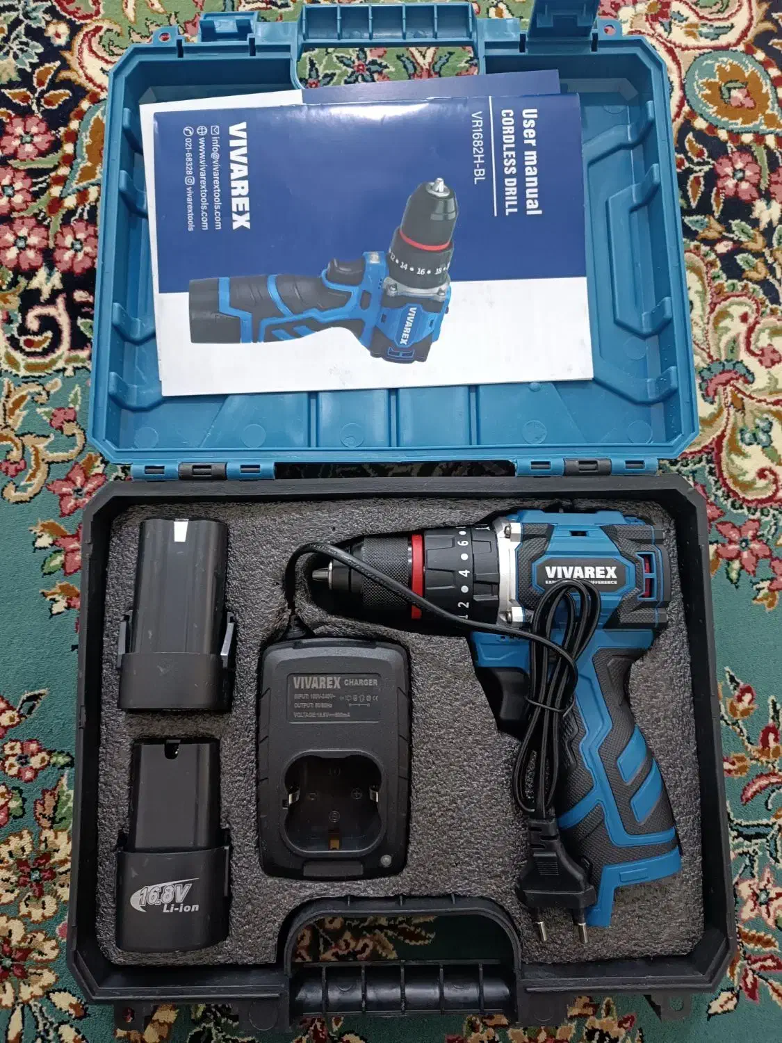 دریل شارژی ویوارکس|ابزارآلات|بردسیر, |دیوار