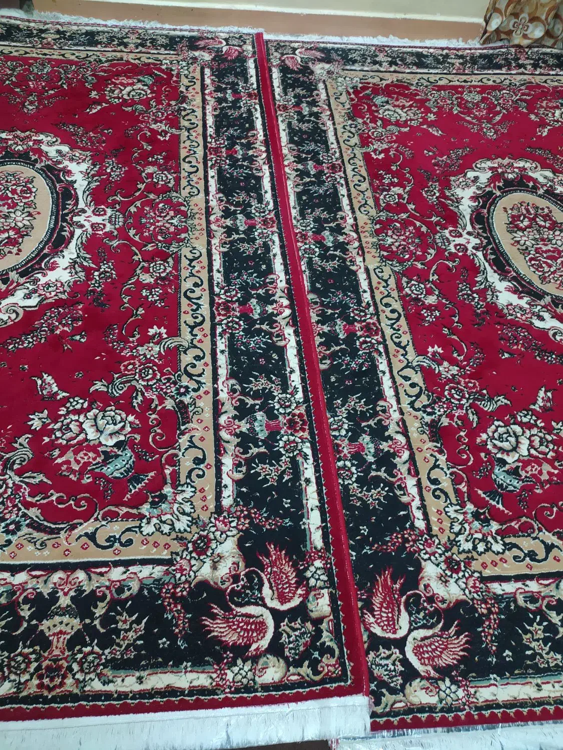 قالی ۶ متری  ۲ عدد|فرش|دزفول, |دیوار