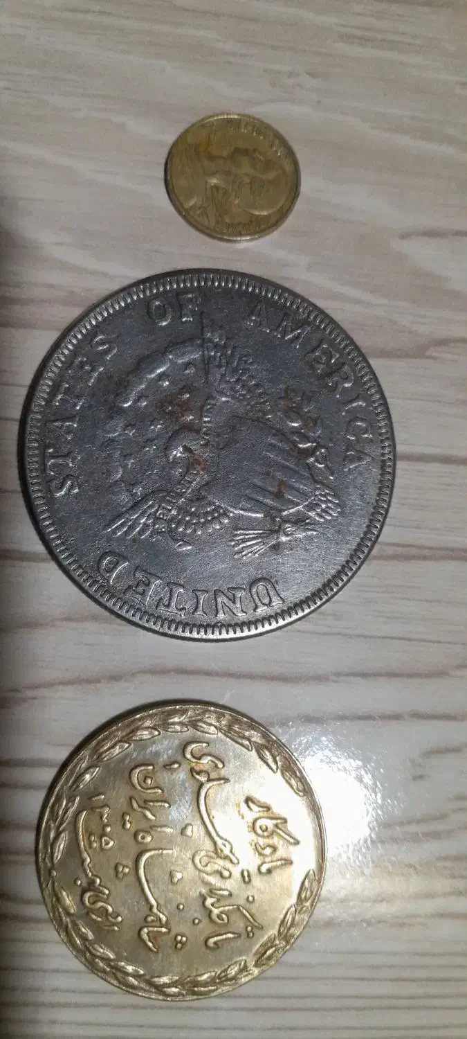 تعدادی سکه کلکسیونی وقدیمی|کلکسیون سکه، تمبر، اسکناس|رشت, قاسمیه|دیوار