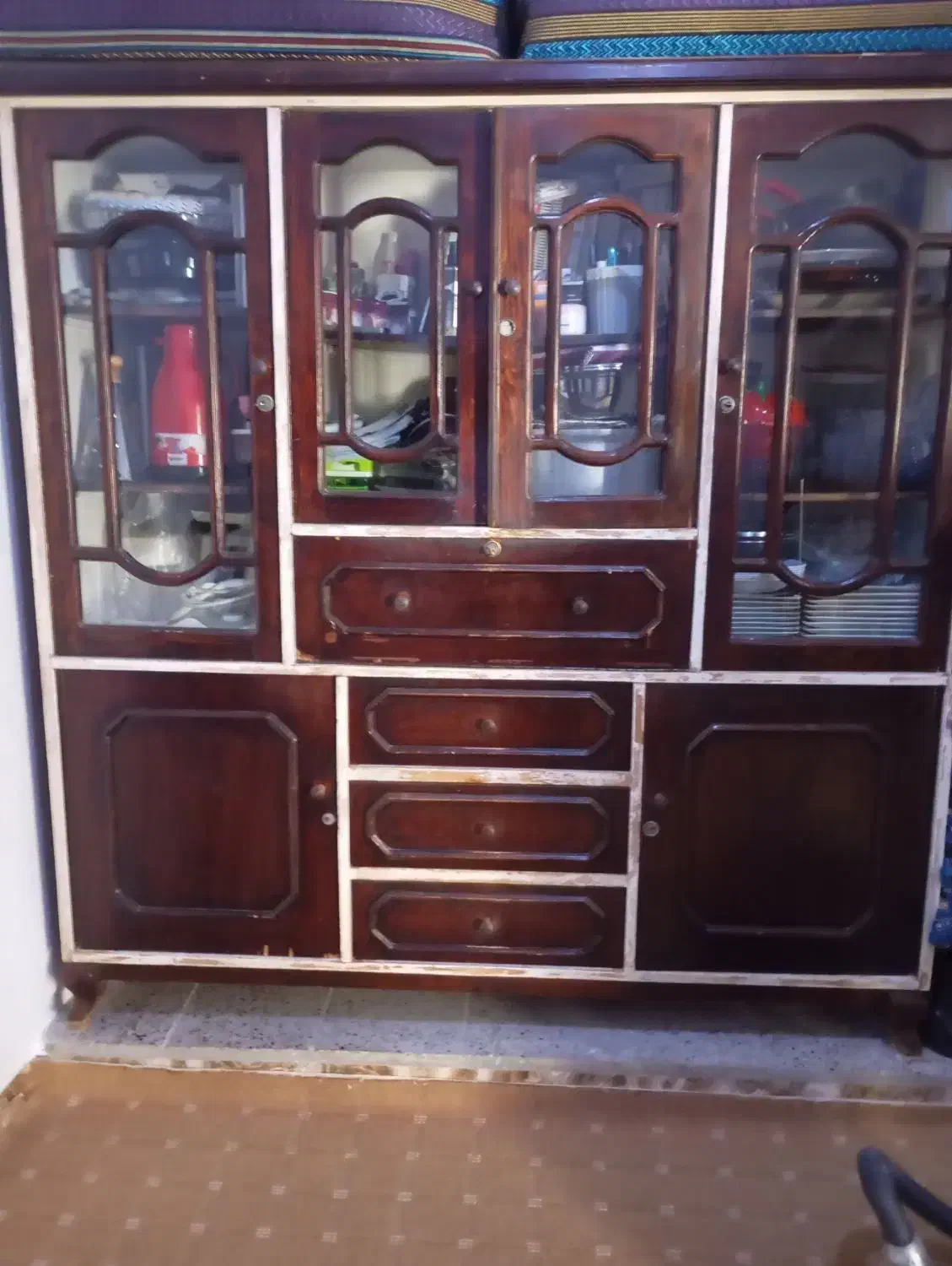 کمدیک تیکه چوب گردواصل|جاکفشی، کمد، دراور|ایلام, |دیوار