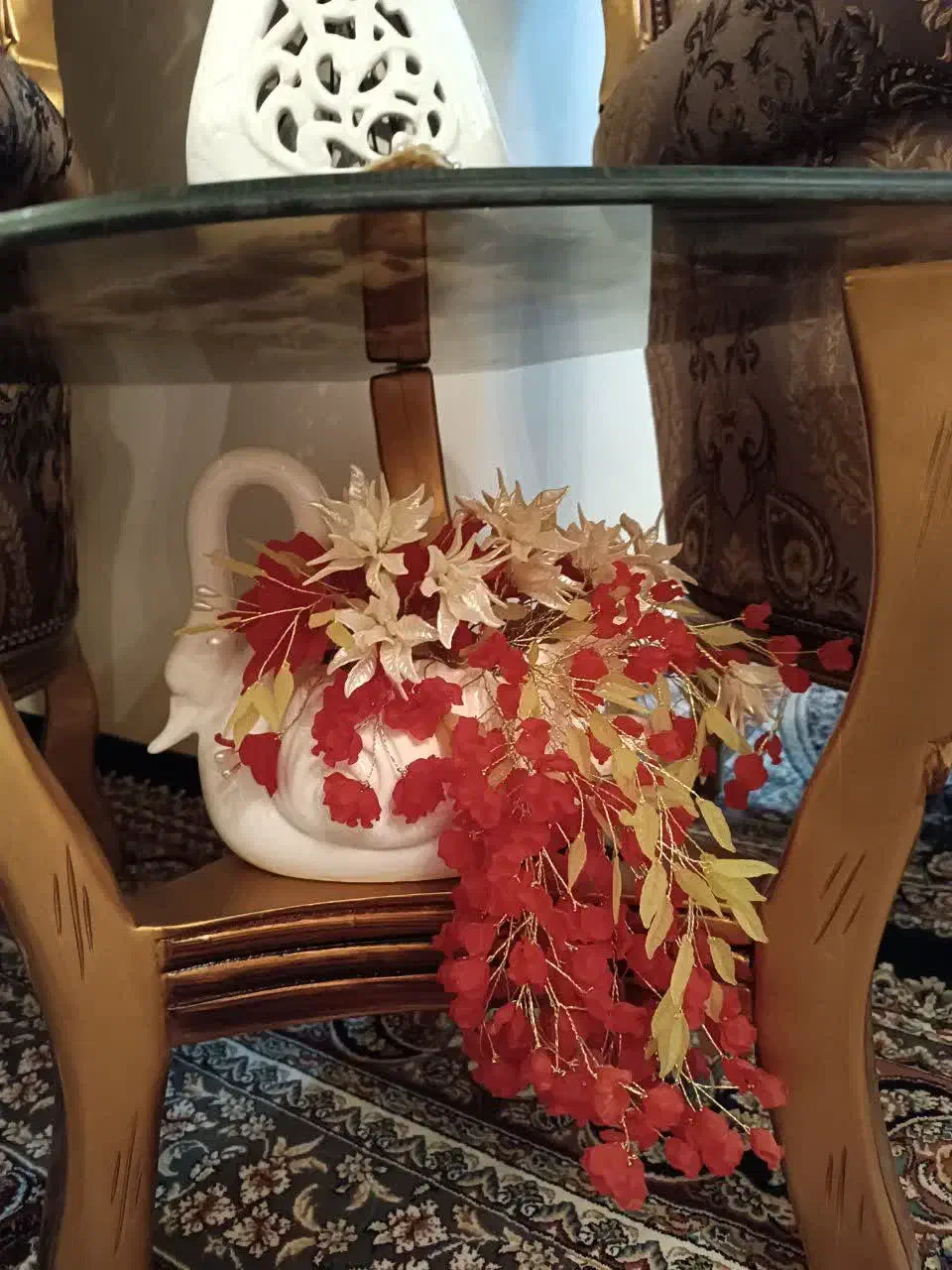 گل کریستالی|گل مصنوعی|بروجرد, |دیوار