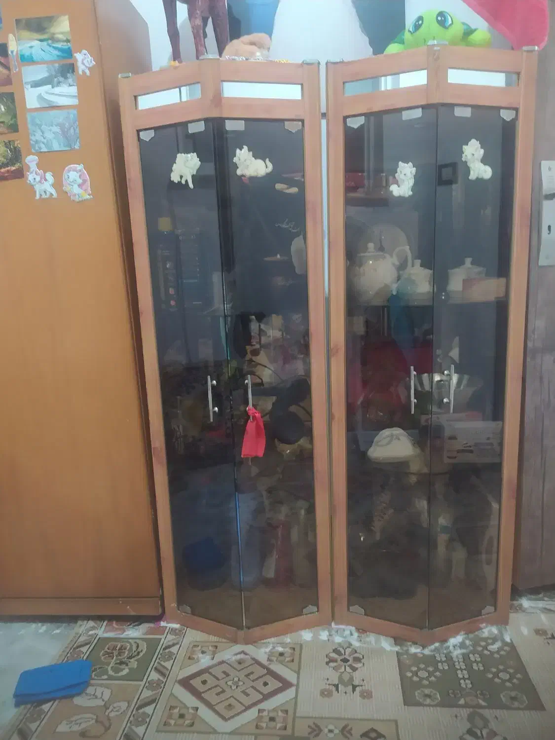 کمد یا ویترین کم جا اما جادار|بوفه، ویترین، کنسول|رشت, کوی فرهنگیان|دیوار