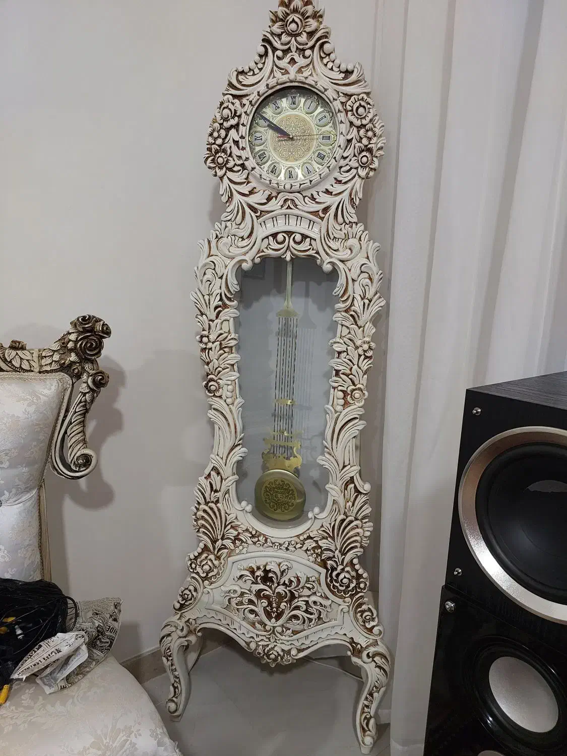 ساعت ایستاده خانگی در حد نو بدون خط وخش|ساعت دیواری و تزئینی|اسلام‌‌آباد غرب, |دیوار