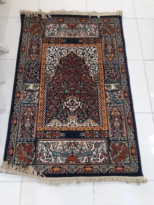 قالیچه طرح ابریشم نو|فرش|ورامین, ورامین|دیوار