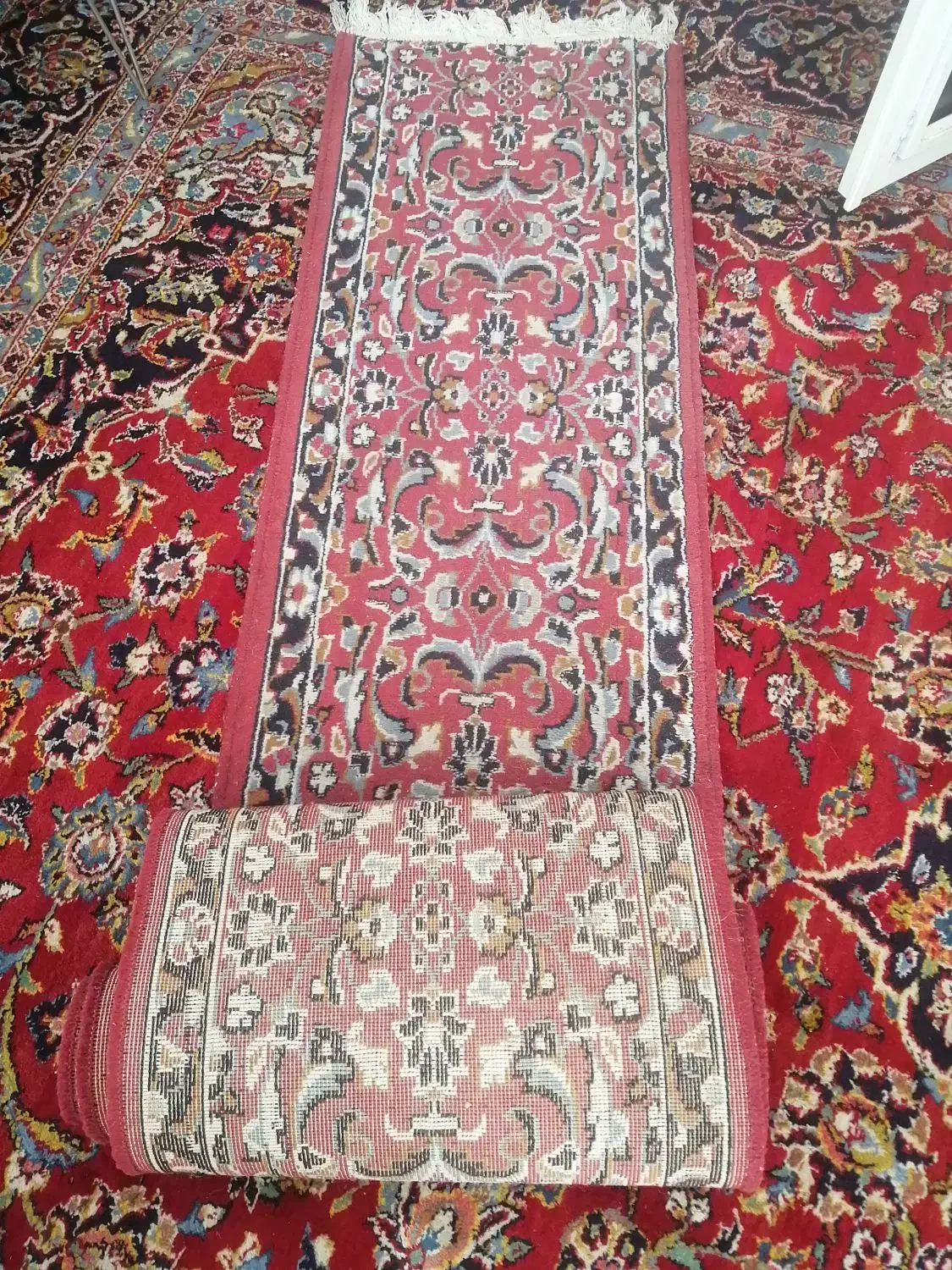 فرش کناره یک جفت|فرش|شیراز, قصرالدشت|دیوار