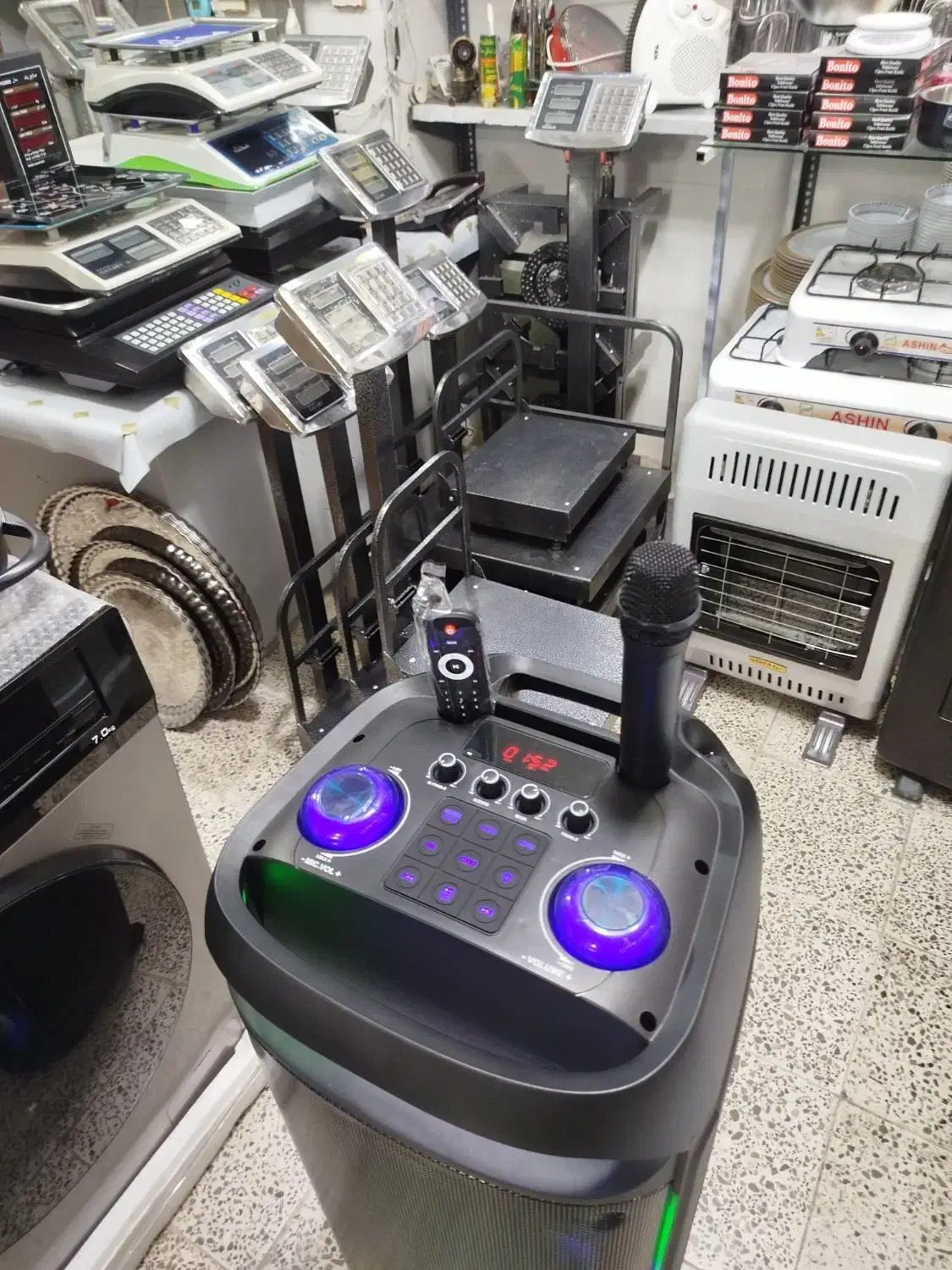 اسپیکر شارژی برق مستقیم پر قدرت|پخشکننده همراه|شاهرود, |دیوار