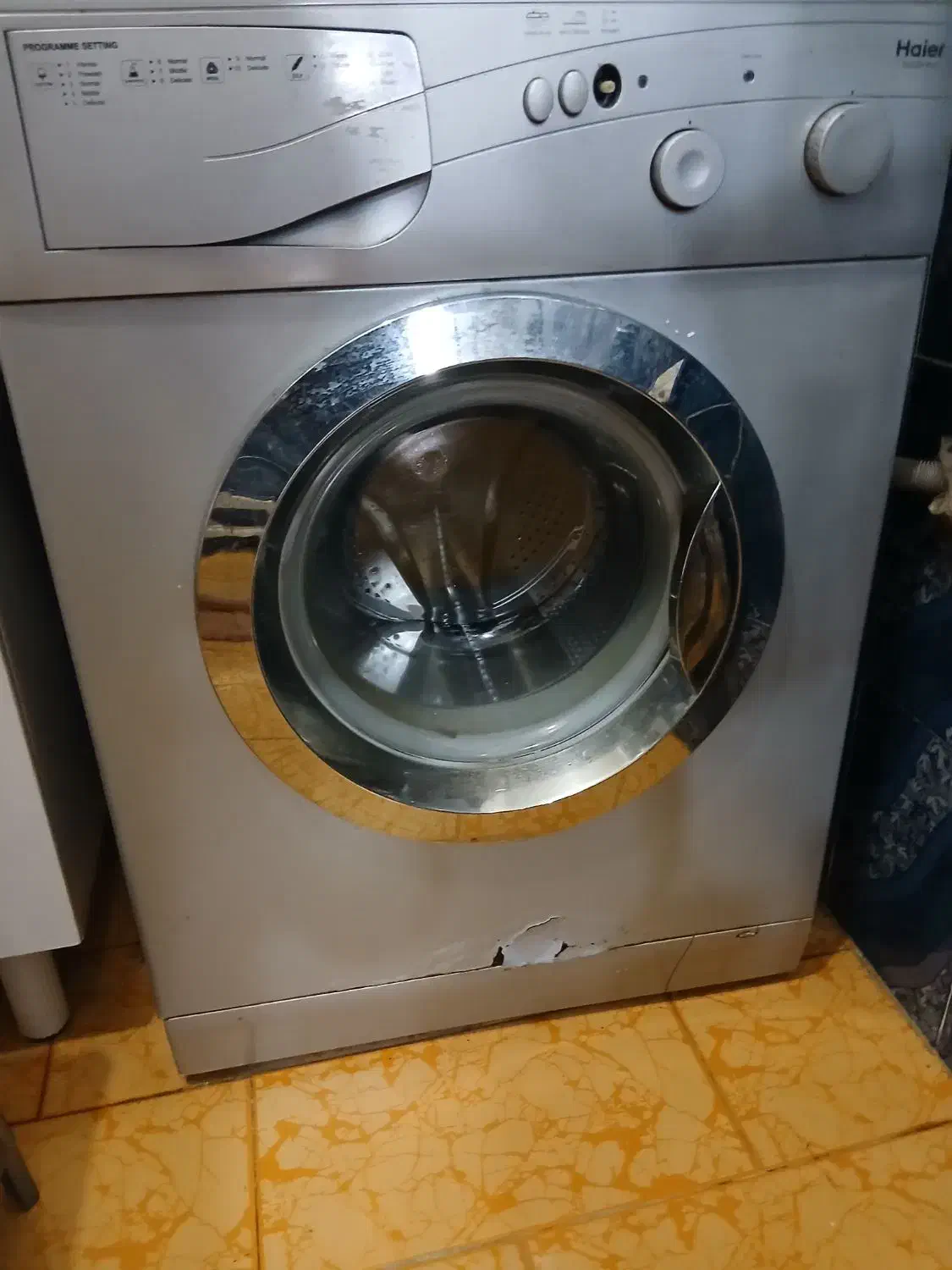 لباسشویی هایر ۵کیلویی|ماشین لباسشویی و خشککن لباس|رشت, پاره بیجار|دیوار