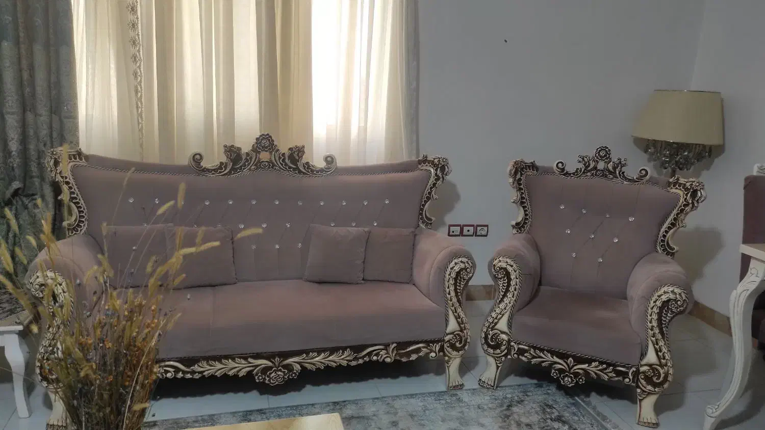 ست مبلمان 7نفره کاملا سالم|مبلمان خانگی و میز عسلی|ساری, |دیوار