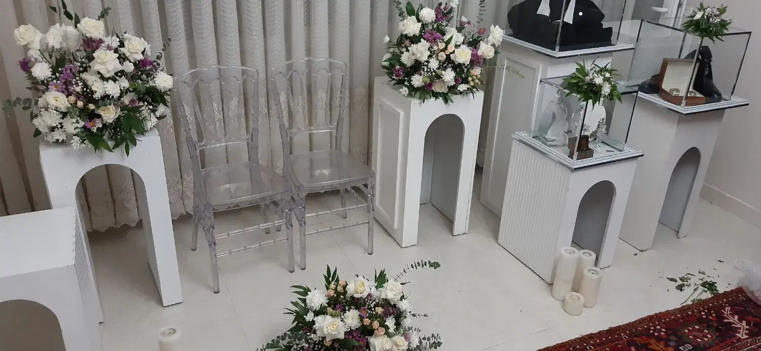 گل‌آرایی حرفه‌ای مراسم عقد،عروسی،بله‌بُرون،تولد|خدمات پذیرایی، مراسم|فردیس, فردیس|دیوار