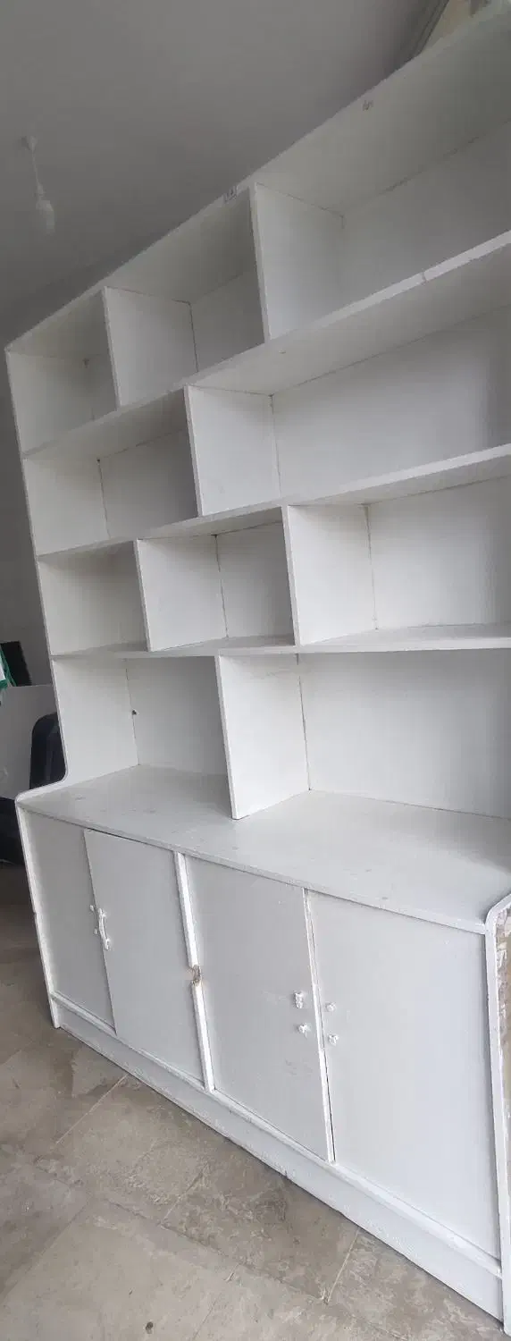 قفسه و پارتیشن|کتابخانه، شلف، قفسه‌های دیواری|بستان آباد, |دیوار