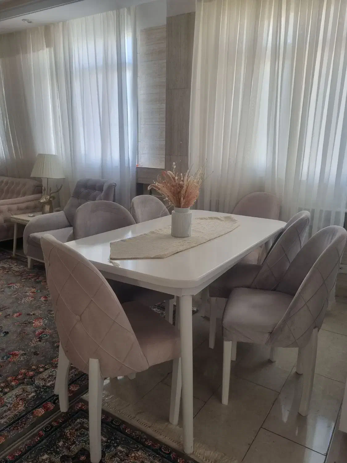 میزناهار خوری ۶ نفره چستر|میز و صندلی غذاخوری|کرج, شاهین‌ویلا|دیوار
