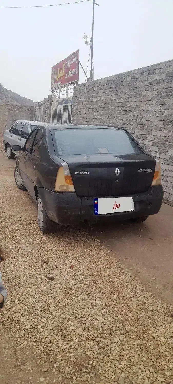 رنو تندر 90 (L90 لوگان) E1، مدل ۱۳۹۱|خودرو سواری و وانت|داراب, |دیوار