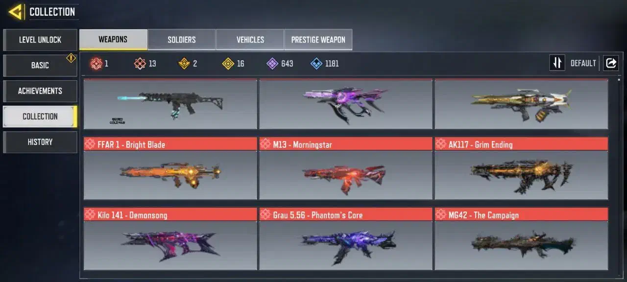 اکانت کالاف سیزن یکی قابل چنچ|کنسول، بازی ویدئویی و آنلاین|قم, سراجه (۱۵ خرداد)|دیوار