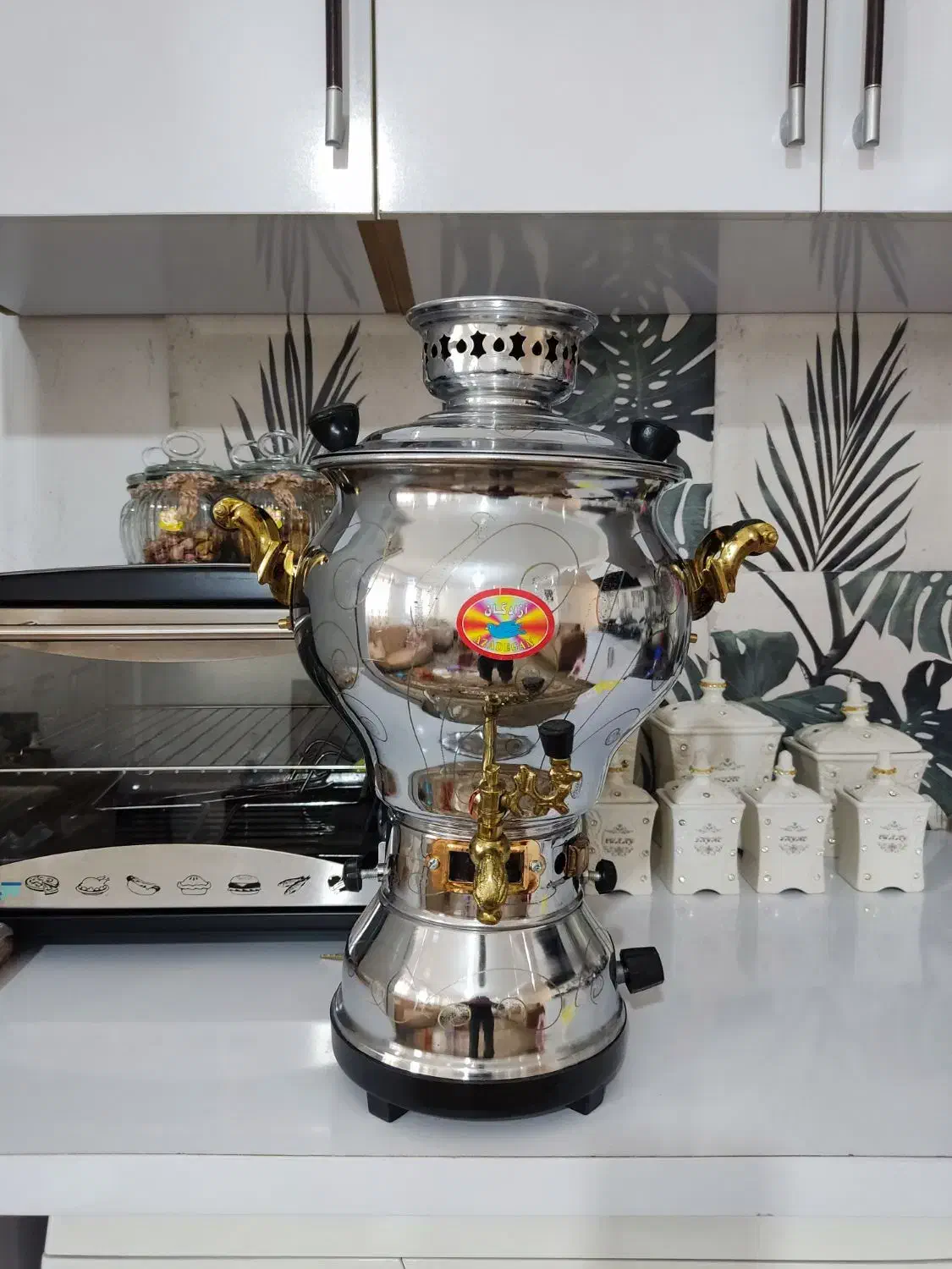 سماور نو گازی ۴لیتری|سماور، چای‌ساز، قهوه‌ساز|لنگرود, |دیوار