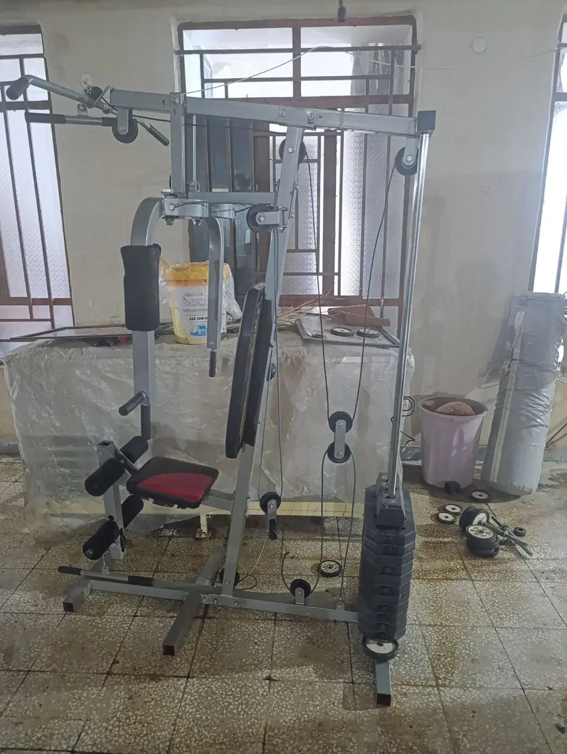 دستگاه بدن سازی|تجهیزات ورزشی|یاسوج, |دیوار